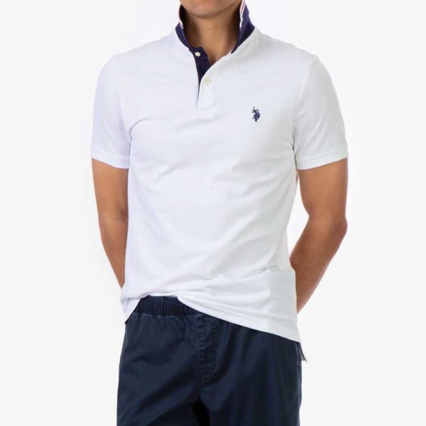 SLIM FIT STRETCH SOLID PIQUE POLO SHIRT