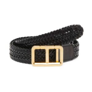 TOM FORD Scored T Leather Belt