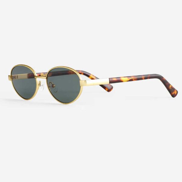 Wire Frame Oval Sunglasses vintage gold