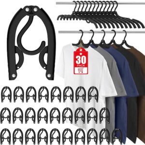 30 Pcs Travel Hangers Portable Foldable Travel Hanger
