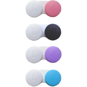4 Pack Contact lens case Bulk Colorful Contact Lens