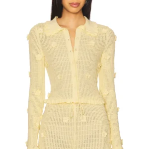 x REVOLVE Allayia Floral Cardigan Stone Cold Fox