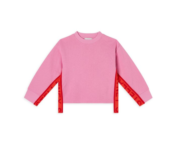 Stella McCartney Little Girl's & Girl's Logo Tape Sweatshirt