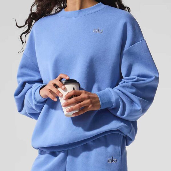 Accolade Crew Neck Pullover Crystal Clear Blue