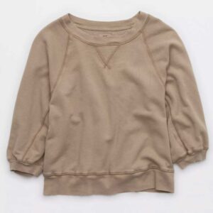 Aerie Femme Sweatshirt Beige