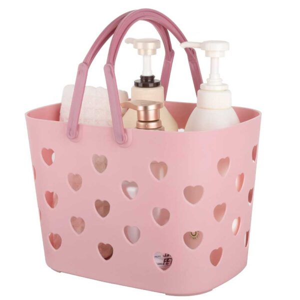 Anyoifax Portable Shower Caddy Tote Plastic Storage Basket