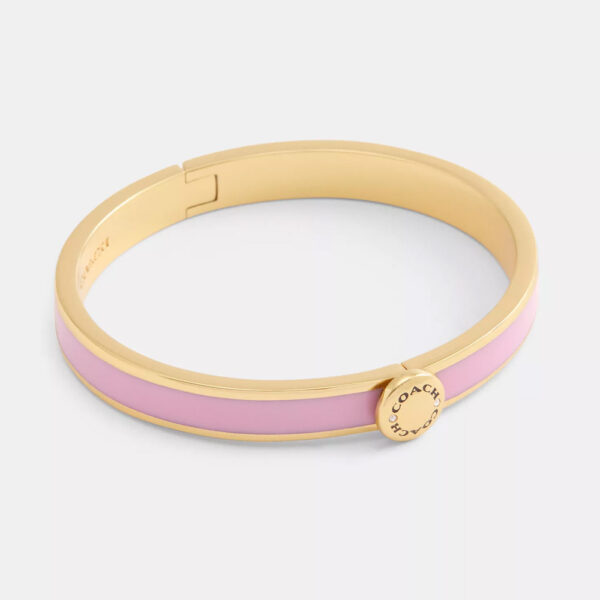 Coach Rivet Enamel Hinged Bangle