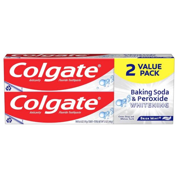 Colgate Baking Soda & Peroxide Toothpaste - Whitens Teeth