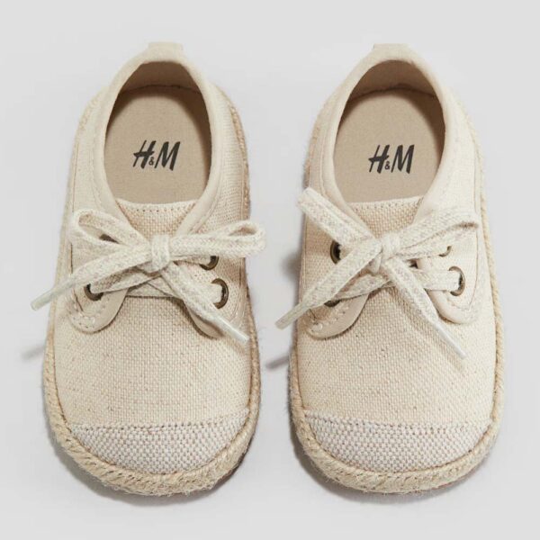 Espadrille Derby Shoes Light beige