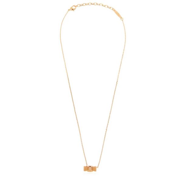 Ferragamo Vara Bow Pendant Necklace