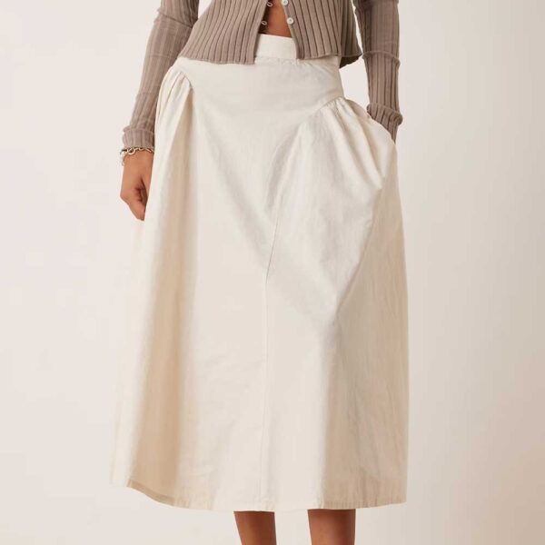 Free People katia maxi skirt in tea