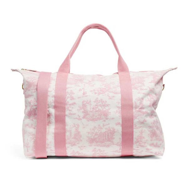 Harrods Toile Foldable Overnight Bag