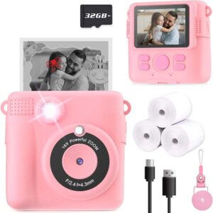 Instant Print Camera for Kids, Christmas Birthday Gifts