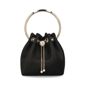 Jimmy Choo Bon Bon Drawstring Bucket Bag