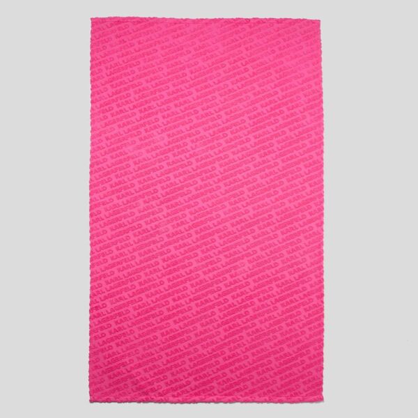 K/Logo Beach Towel Pink