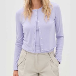 LE BOP Eloise Cardigan Lavender