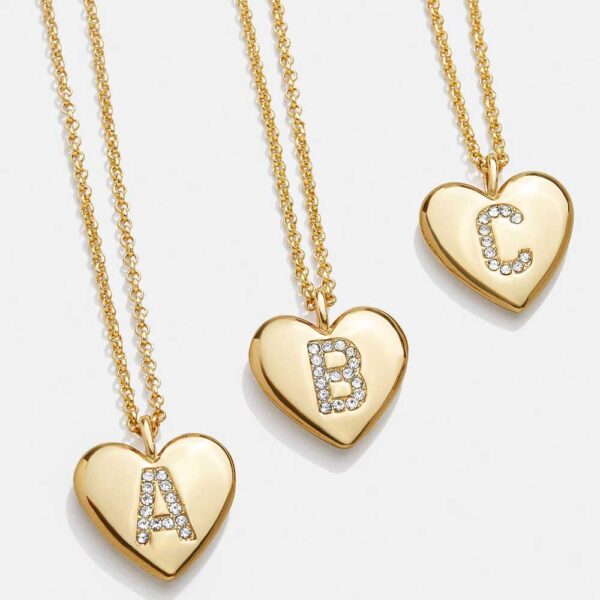 Little Love Kids' Initial Heart Necklace
