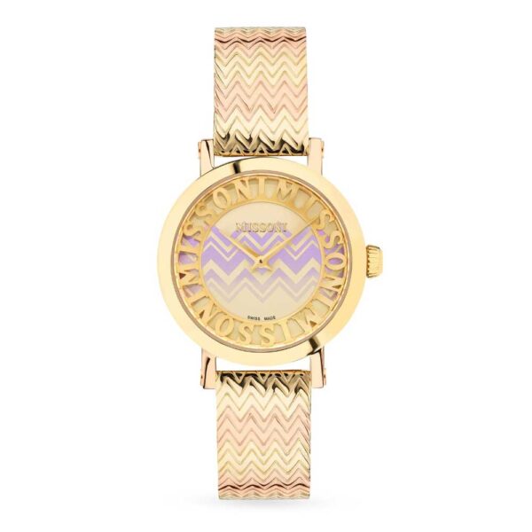 Missoni Melrose 36MM Two Tone Stainless Steel Bracelet Watch