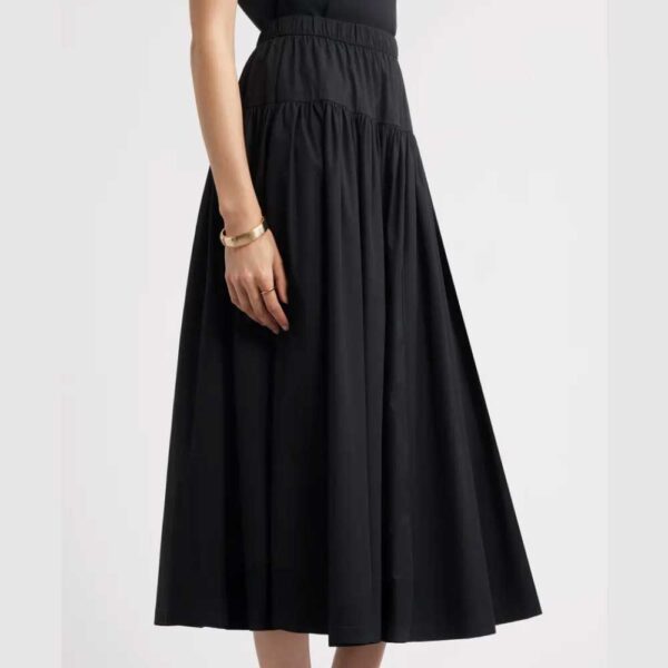 Nordstrom Tiered Cotton Poplin Maxi Skirt
