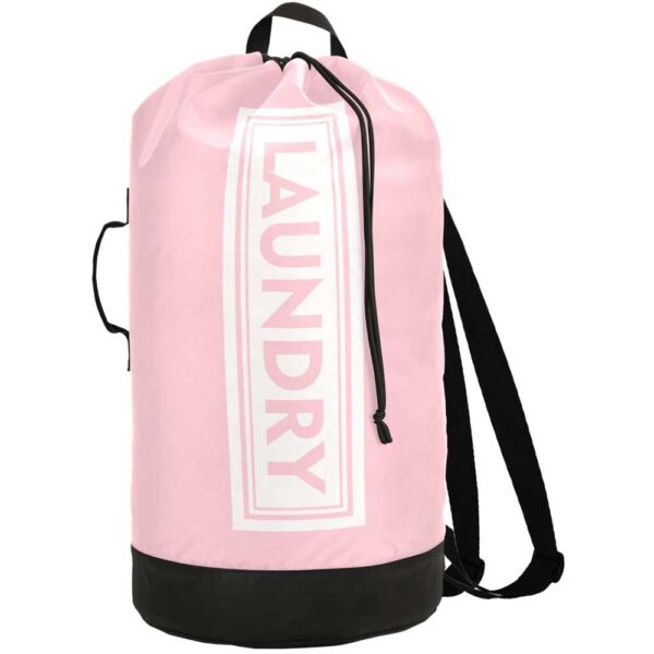 Pink Laundry Backpack Large Heavy Duty