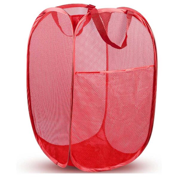 Pop Up Hamper, 1 PCS Mesh Pop Up Laundry Hamper