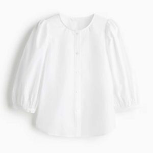 Poplin Blouse White
