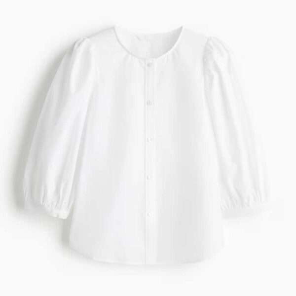 Poplin Blouse White
