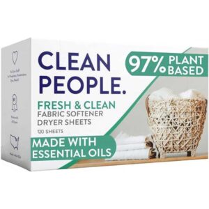 The Clean People Fabric Softener Sheets