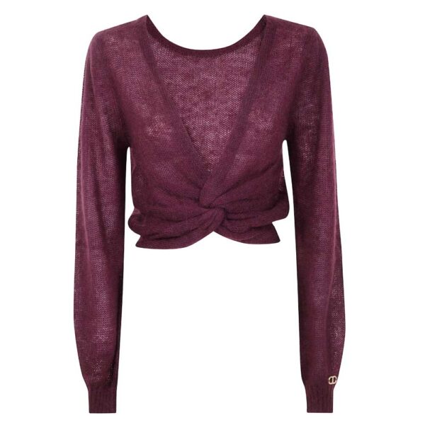 TWINSET Long-Sleeved Knitted Shrug