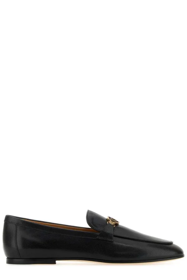 Tod's Logo-Plaque Slip-On Loafers