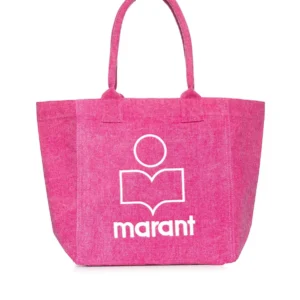 Isabel Marant Yenky Logo Embroidered Tote Bag
