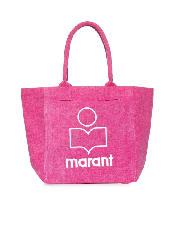 Isabel Marant Yenky Logo Embroidered Tote Bag
