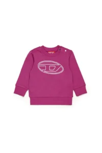 Diesel Kids Oval-D Logo Printed Crewneck Sweatshirt