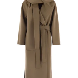 'S Max Mara Cuore Belted Long-Sleeved Coat