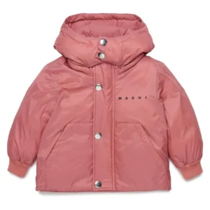 Marni Kids Logo Printed Hooded Jacket