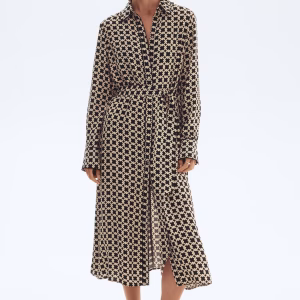 Tie-Belt Shirt Dress