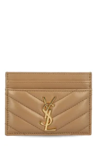 Saint Laurent Cassandre Matelassé Open Top Card Case