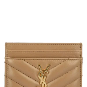 Saint Laurent Cassandre Matelassé Open Top Card Case