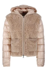 Moncler Plantay Hooded Teddy Padded Jacket