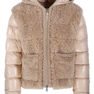 Moncler Plantay Hooded Teddy Padded Jacket