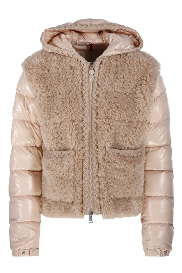 Moncler Plantay Hooded Teddy Padded Jacket