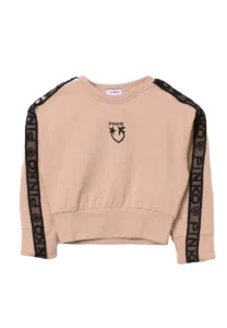 Pinko Kids Logo Embroidered Crewneck Sweatshirt