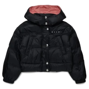 Marni Kids Logo-Print Hooded Jacket