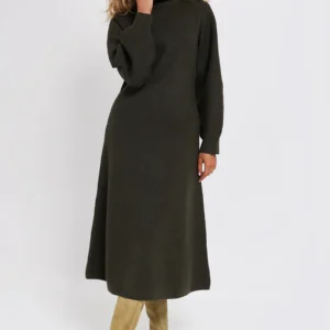 Moss Green Torie Sweater Dress