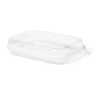Hard Sided Zipper Pencil Case Clear