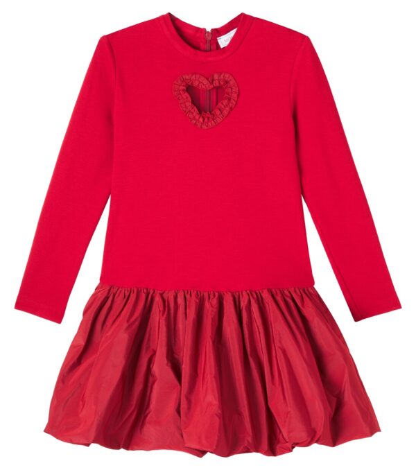Monnalisa Cut-out ruched dress