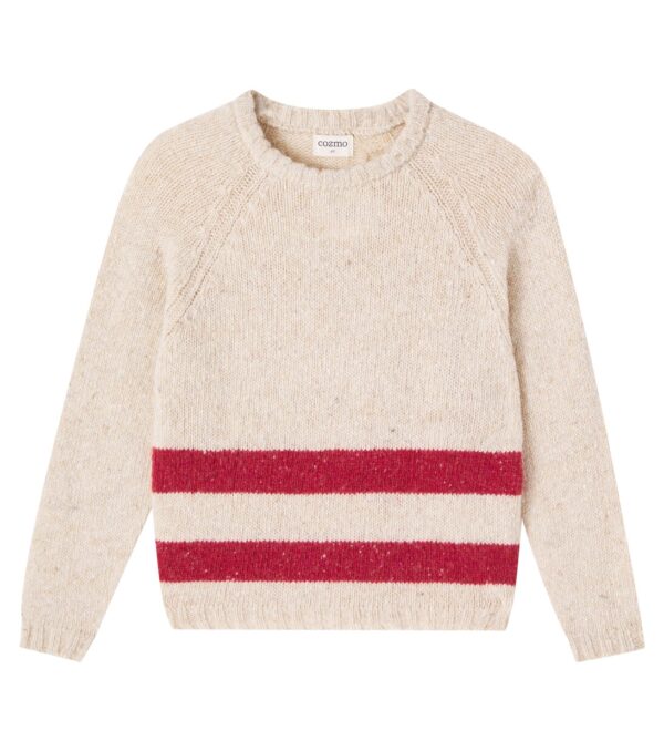 Cozmo Idaho wool-blend tweed sweater