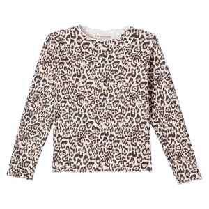 The New Society Leopard-print cotton-blend top
