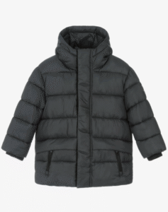 Mayoral Boys Dark Grey Puffer Coat with Hood