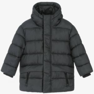 Mayoral Boys Dark Grey Puffer Coat with Hood